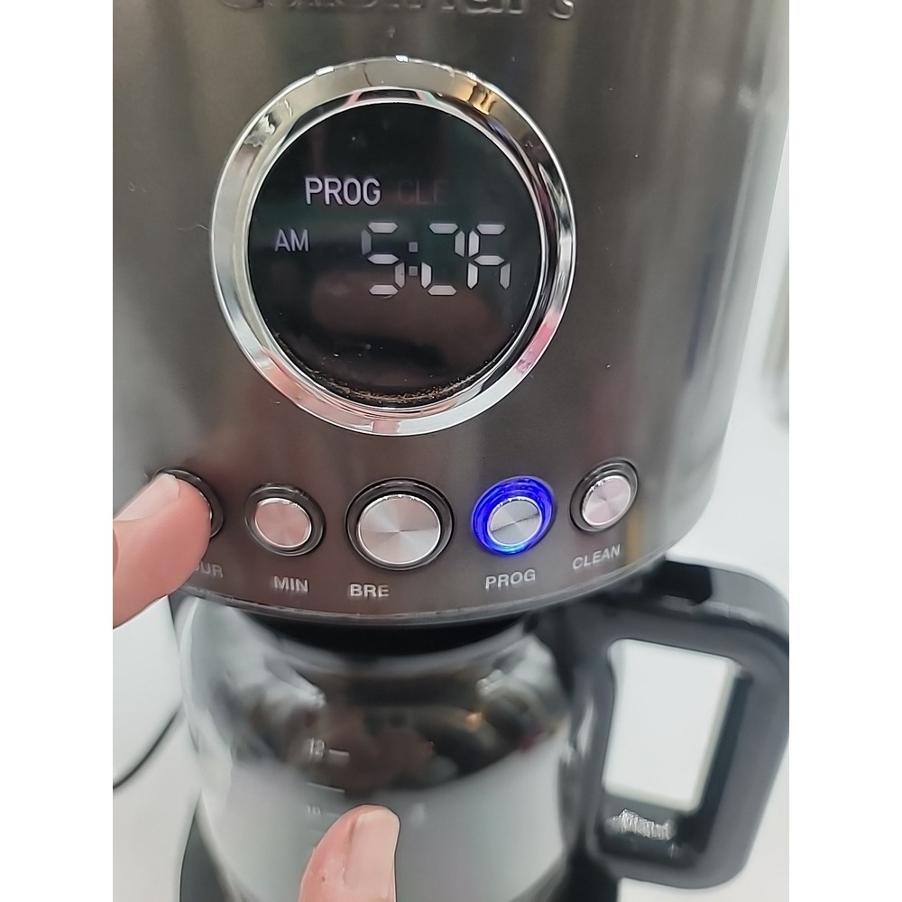 Cuisinart 12 Cup Programmable Coffeemaker DCC-1220 Tested- Works READ - Picture 10 of 12